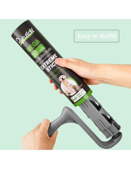 Recargas Rodillo Quitapelusas Mega 10" - Paquete 4x60 Hojas Recargas Rodillo Quitapelusas Mega 10" - Paquete 4x60 Hojas