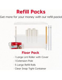 Rodillo Adhesivo Extra Pegajoso IRIS USA Grande 540 Hojas 2