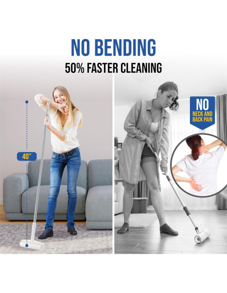 Rodillo de Pelusa Jumbo Fox Trot 24 cm con 450 Hojas