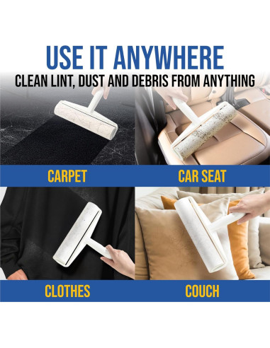 Rodillo de Pelusa Jumbo Fox Trot 24 cm con 450 Hojas