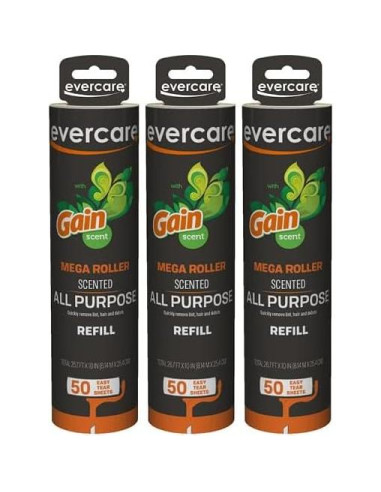 Evercare Repuestos Rodillo Adhesivo 10" Aroma Gain - 3 Paquetes