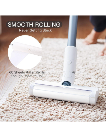 Recargas de Rodillo Quitapelusas Chengu 24 cm - 8 Piezas 440 Hojas