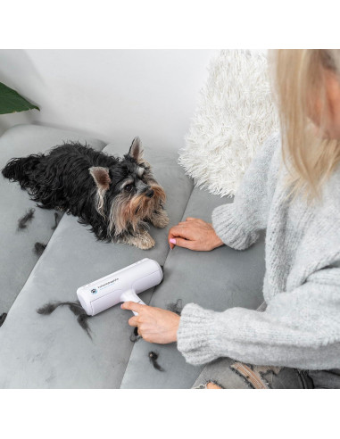 Rodillo Quitapelos Reutilizable FurFamilySupplyCo - Blanco