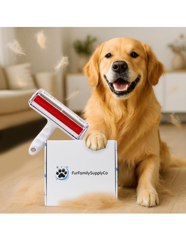 Rodillo Quitapelos Reutilizable FurFamilySupplyCo - Blanco