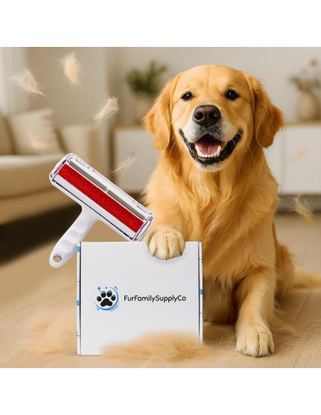 Rodillo Quitapelos Reutilizable FurFamilySupplyCo - Blanco