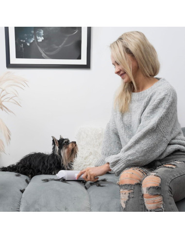 Rodillo Quitapelos Reutilizable FurFamilySupplyCo - Blanco