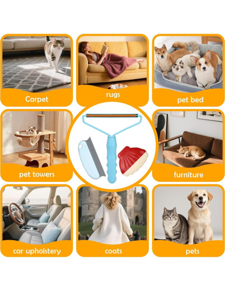 Juego de Herramientas para Eliminación de Pelo de Mascota Kuzgokit
