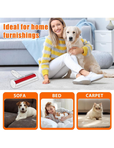 Removedor de Pelo de Mascotas Velupet Zoom Reutilizable 19.7x18.4cm