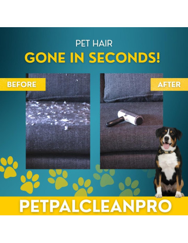 Rodillo Removedor de Pelos de Mascota PetPalCleanPro