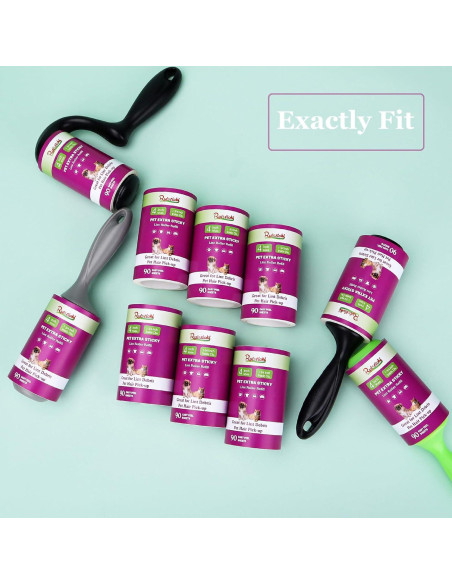 Recargas Scotch-Brite para Rodillo Pelusa 540 Hojas 4"