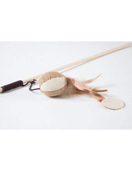 Juego de Juguetes para Gatos LukPaw - 3 Piezas con Varitas de Sisal