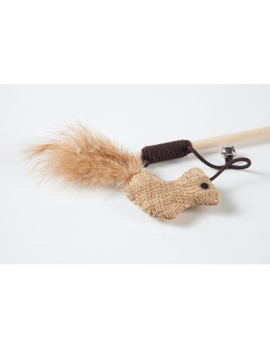 Juego de Juguetes para Gatos LukPaw - 3 Piezas con Varitas de Sisal