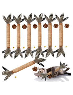 Juguetes para Gatos GREMBEB 7 en 1 con Plumas y Catnip