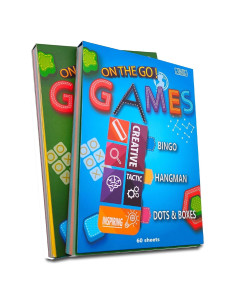 Juego Portátil de Actividades 2 Pads 120 Hojas GRANDLMOON