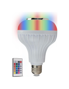 Bombilla LED Skylar E26 con altavoz Bluetooth y control remoto