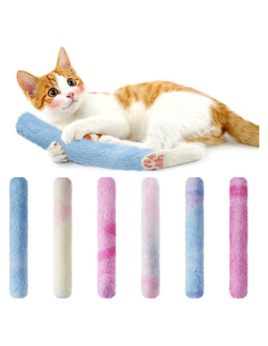 Juguetes para Gatos Kicker MEWTOGO 6 Piezas 30 cm Peluche