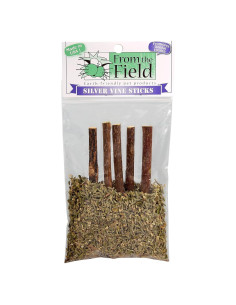 Palos de Silver Vine From The Field para Gatos 5 Unidades