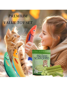 Juguetes para Gatos GREMBEB 9 Piezas Catnip Interactivos 2