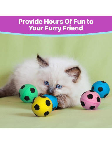 Esponjas Pelotas de Fútbol SPOT para Gatos - Paquete de 4