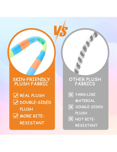 2 Varitas de Juguete para Gatos KFHENSOMR Arcoíris 39 cm