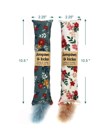 Paquete de 2 Juguetes Interactivos para Gato Jumpaws Floral