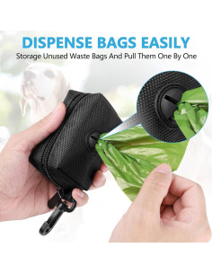 Dispensador de bolsas para excremento de perro Hilihali, 2 paquetes 2