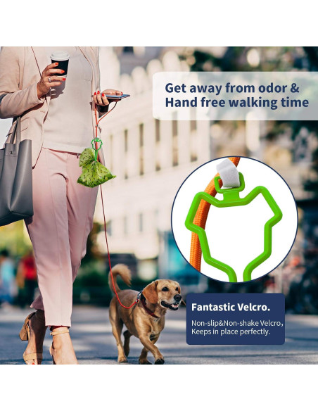 Soporte para Bolsas de Excremento de Perro Dalzom - 2 Pcs Negro Soporte para Bolsas de Excremento de Perro Dalzom - 2 Pcs Negro