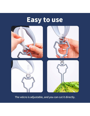 Soporte para Bolsas de Excremento de Perro Dalzom - 2 Pcs Negro