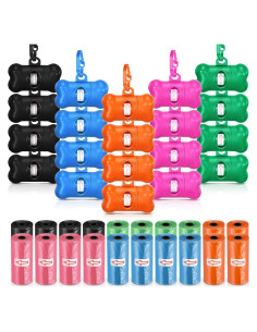 Paquete de 20 dispensadores de bolsas de desechos para perros Sabary