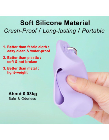 Dispensador de bolsas de excremento para perro USHARP azul