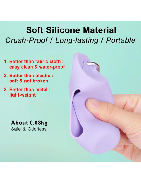 Dispensador de bolsas de excremento para perro USHARP azul