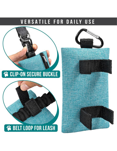 Dispensador de bolsas de excremento para perros PetAmi azul