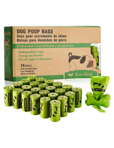 Bolsas de Poop para Perros ECO-CLEAN 360 Unidades Sin Fragancia