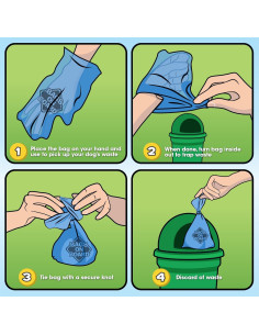 Bolsas de Excremento de Perro OUT! 315 Unidades 22.86x35.56cm 2