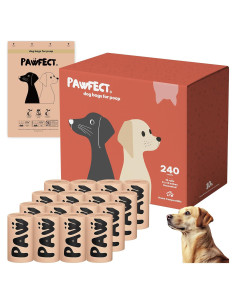 Bolsas de Poop Biodegradables Pawfect - 240 Cuentas Grandes