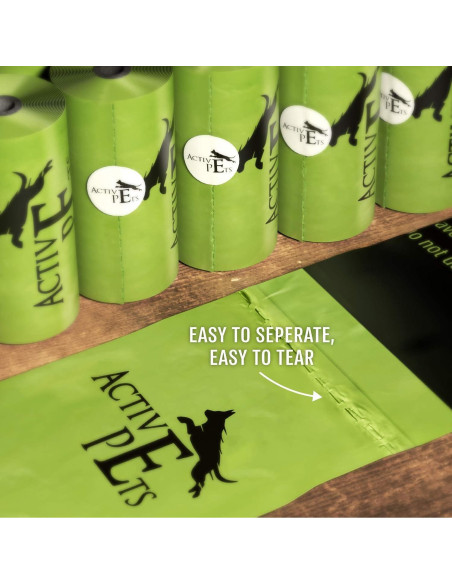 Bolsas de Desechos para Perros Active Pets - 270 Unidades, Ecológicas y Aromatizadas