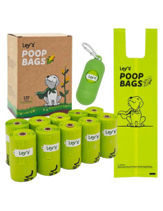 Bolsas Compostables para Perros Ley's 120 Unidades 9x16"