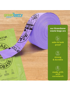 Bolsas de Basura BioBase Greenbone Aroma Lavanda 300 Unidades 2
