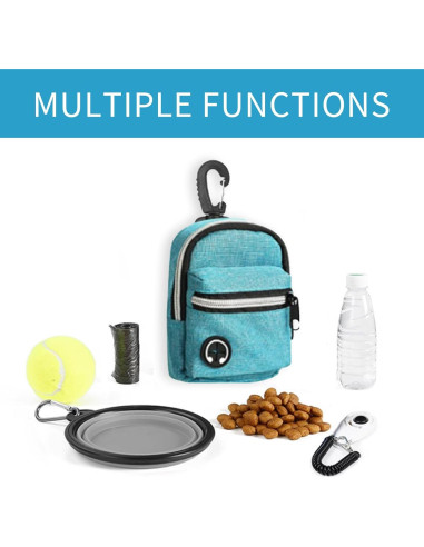 Dispensador de bolsas de excremento para perros YAFIYGI azul