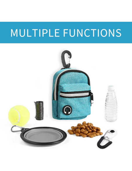 Dispensador de bolsas de excremento para perros YAFIYGI azul