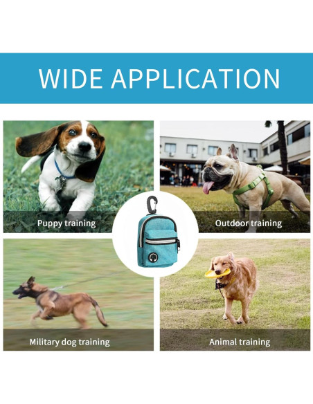 Dispensador de bolsas de excremento para perros YAFIYGI azul