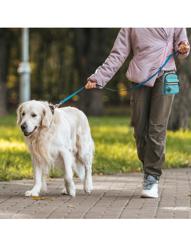 Dispensador de bolsas de excremento para perros YAFIYGI azul