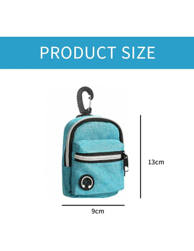 Dispensador de bolsas de excremento para perros YAFIYGI azul