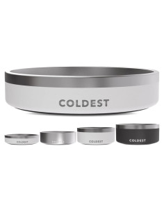 Tazón para Perros Coldest 21 oz Acero Inoxidable Antideslizante
