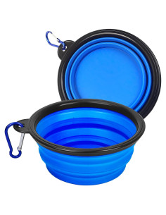 Tazones de Viaje Plegables para Perros Blusaryme 473ml