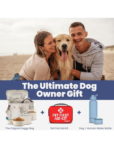 Bolsa de Viaje para Perros Rubyloo - Beige, 38x17.8x33cm