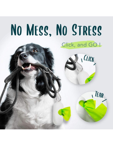Bolsas Compostables para Excremento de Perro Moonygreen 120 Unidades