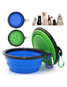 Tazones de Viaje Portátiles ARTECARE 2 Piezas Colapsables