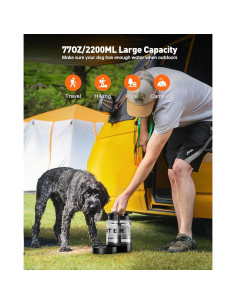 Botella de Agua para Perros PETNF 2.2L a Prueba de Fugas 2