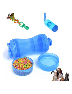 Botella de Agua y Comida para Perros SESA WILLIAM 2 en 1